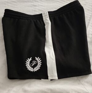 Black and White Athletic Shorts